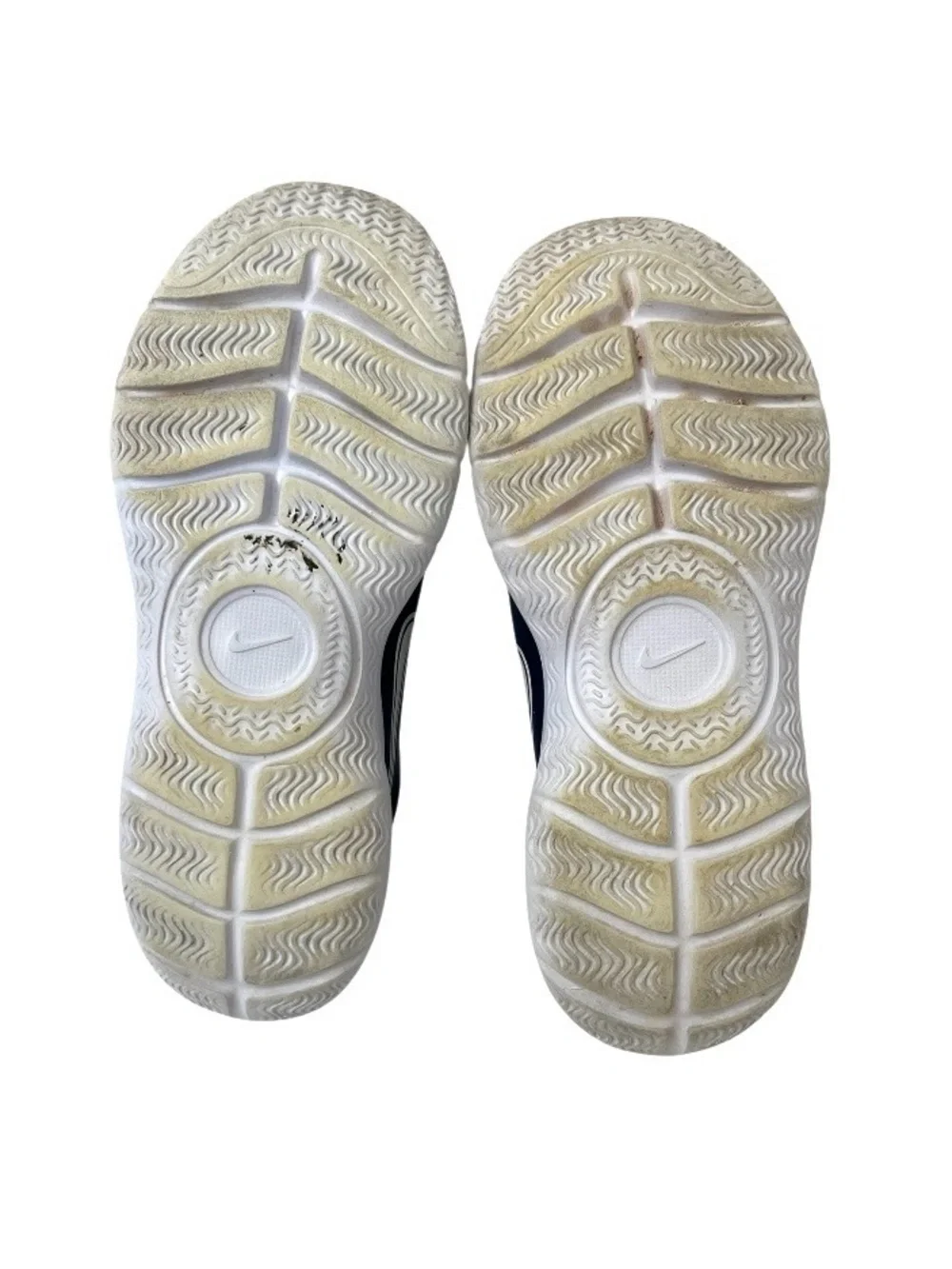 Nike Flex Runner - Navy Blue/White Sneakers - Size 7Y
